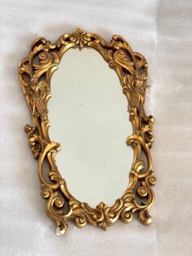 激レア‼️高級‼️約68cmX43cmアンティーク　鏡　ヴィンテージ　ビンテージ　美品