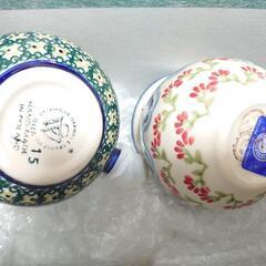 【未使用】ポーランド製コップ・食器・ボトル セットの画像