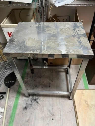 厨房機器 作業台 使用感あり