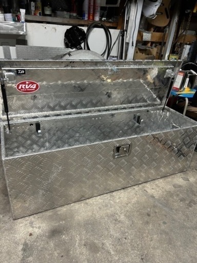 売却済みアルミ縞板　荷台　ボックス　軽トラ