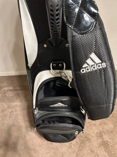 ゴルフ　キャディバック　ゴルフバック　adidas アディダス