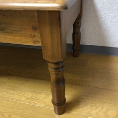 ローテーブル アンティーク風 机の画像