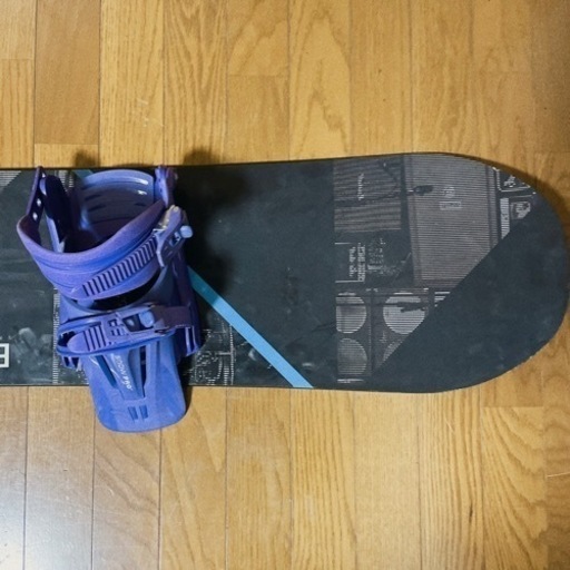 【3点セット】☆ELAN☆ スノーボード板　ビンディング　スノボケース付き