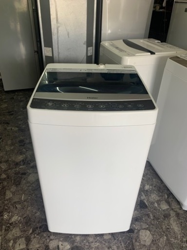 北九州市内配送無料　保証付き　ハイアール Haier JW-C55A [全自動洗濯機 5.5kg ブラック]