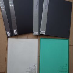 A4クリアポケットファイル/６冊