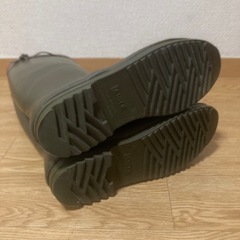 【取引中】AIGLE/エーグル レインブーツ 38インチ/24cm カーキの画像