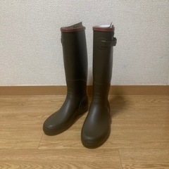 【取引中】AIGLE/エーグル レインブーツ 38インチ/24cm カーキの画像