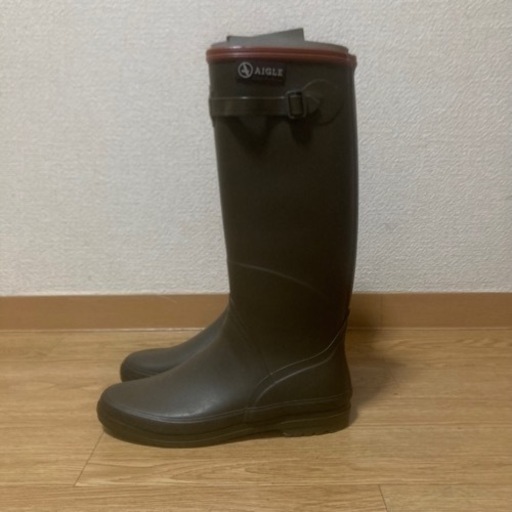 【取引中】AIGLE/エーグル レインブーツ 38インチ/24cm カーキ