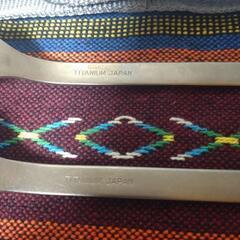 【スノーピーク】チタン製　ワッパー武器2本セット　snowpeak　カトラリーの画像