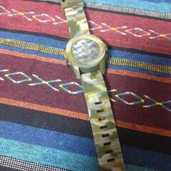 ✩温度計付き【迷彩】NIXON　腕時計　キャンプ　ミリタリーの画像