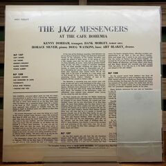 【レコード】THE JAZZ MESSENGERS AT THE CAFE BOHEMIA VOLUME 2 【LP】の画像