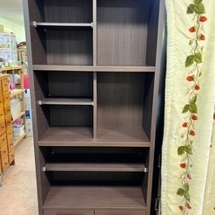 取引中🐣マガジンラック 本棚 🌟 背が高い 側面と引き出しにやや傷あり