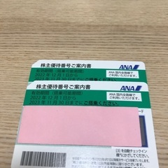 ANA半額航空券　２枚