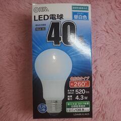 アイリスオーヤマ　OHM 　LED電球　40W  E26口金の画像