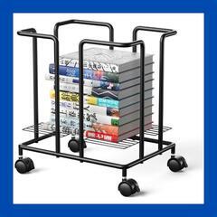 【新品】新聞　雑誌ラック　キャスター付き