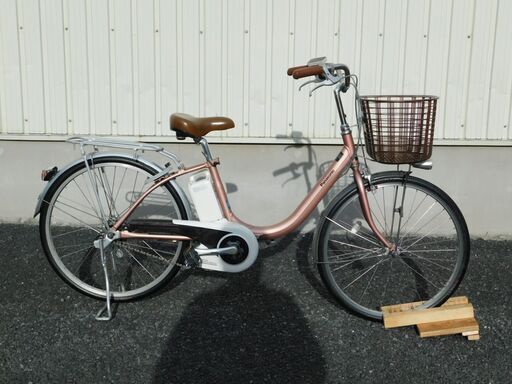 2017年モデル　Panasonic　パナソニック　ビビ・LU　BE-ELLU41-M　マットピンク　大容量12.0Ah　車体＆バッテリー極めて良好! 自592