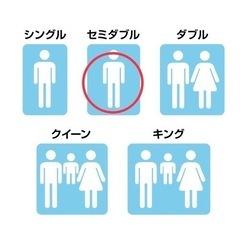 ベルメゾン　セミダブル　防菌防臭防ダニ　敷布団　の画像