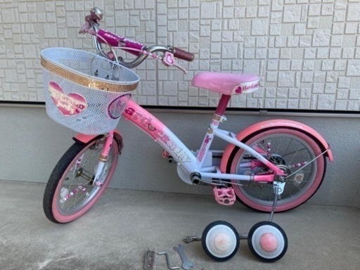 トイザらス限定　自転車　美品　子供用　16インチ　3才〜6才向け　女の子