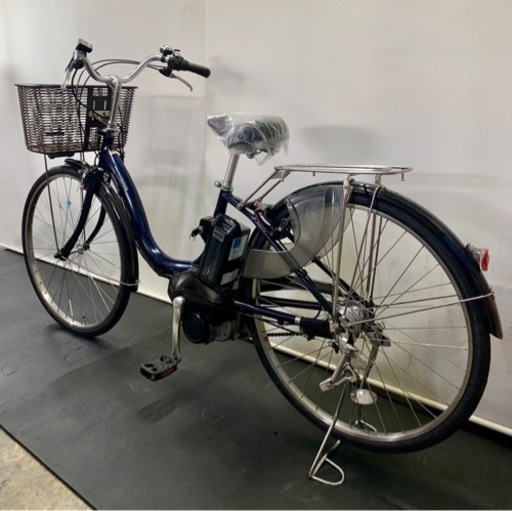 関東全域送料無料　業界最長保証付き　ヤマハ　パスナチュラ　 26インチ　パワフル　8.7ah 紺色　515 電動自転車　電動アシスト自転車