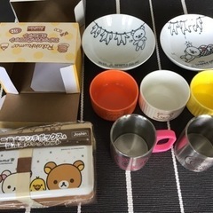 リラックマ★スタッキングココット3個セット＆二段式ランチボックス...