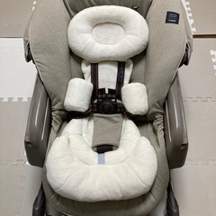 【美品】コンビホワイトレーベル ハイローチェアー ネムリラ AUTO SWING BEDi ドーム EG ヘーゼルベージュ(BE) 0か月~