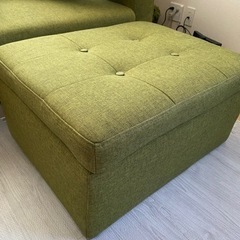 ソファ　オットマン　セット収納付き　テーブル付き　LOWYA ロ...