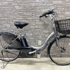 地域限定送料無料　パス　ナチュラ　12,3AH　24インチ　紺　電動自転車 ヤマハ?YAMAHA パスナチュラ 24インチ 電動自転車 電動アシスト自転車 4122