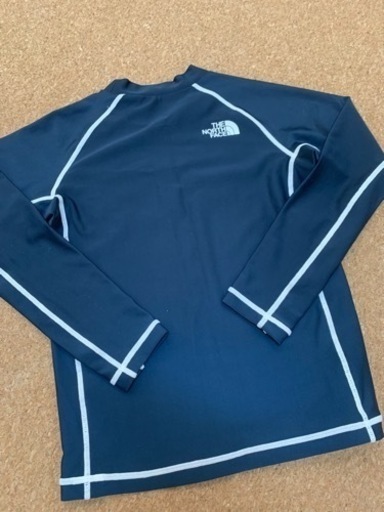 The North Face ノースフェイス ラッシュガード ネイビー 上下 130 美品 海 プール 水着