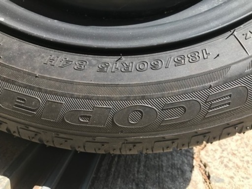 決定済み　新車外し屋内保管　80%OFF!  ブリヂストン185/60R15 84H