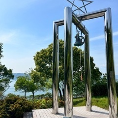 下松市笠戸島　家族旅行村でのびのびヨガします♪の画像