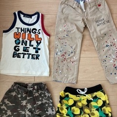 【110㎝子ども服まとめ売り】保育園着や幼稚園着、お外あそび用に！