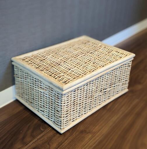 無印良品　かご収納　8点　ブリ材長方形バスケット