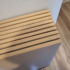 【掲載本日まで最終価格】置き畳9枚 和紙 ブラウン 琉球畳 82×82の画像