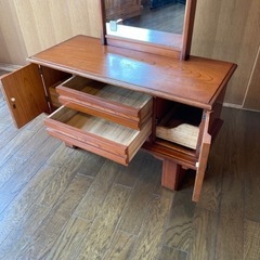【決まりました】大塚家具　鏡台　アンティーク　レトロの画像