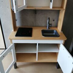【受渡予定】イケア　おままごとキッチン　組立済みの画像
