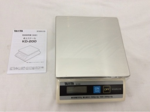 TANITA タニタ デジタル 卓上 スケール 業務用 調理器具 計り KD-200 No1367