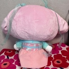 マイメロディ ひらり ハルイロ ビッグぬいぐるみの画像