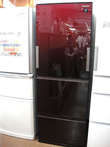 SHARP シャープ 356L 冷蔵庫 2018年製 SJ-GW36E-R　１４３