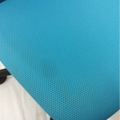 【値下げしました】オカムラ スラート デスクチェア PCチェア 事務 ナイロン オフィス ブルーグリーン No2222の画像