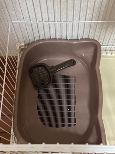 猫用2段ケージ 猫用トイレ 爪とぎ 猫用コタツ こたつ 全セット5000円