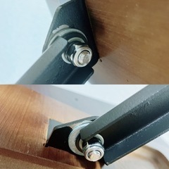 【新品】タブレットiPad パソコン スタンド 折りたたみ式 木製の画像