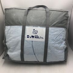【中古品】★ニッケ★羽毛掛布団　ピンク　花柄　150㎝×210㎝...