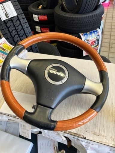 l375s タント　モモステアリング　ウッド