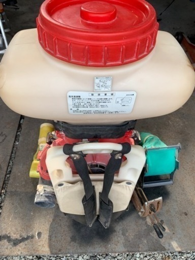 イセキ IG-415 背負式動力散布機 ★動作未確認品★引き取り可★ 背負式動力噴霧器　背負式動噴　エンジン式散布機　農機具消毒肥料除