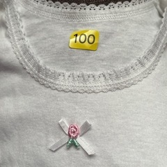 【未使用品】グンゼ　GUNZE   女児１００　肌着１枚の画像