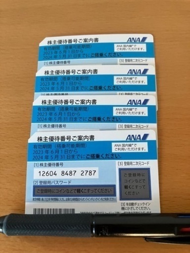 株主優待券　新24/5/31まで