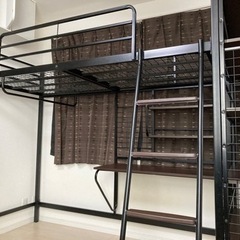 ニトリ　ロフトベッド　本棚セット