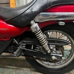 カワサキ　エリミネーター125 2008年式　BN125A　キャブ車　赤　エンジン始動・灯火類OK！　原付二種アメリカン☆の画像