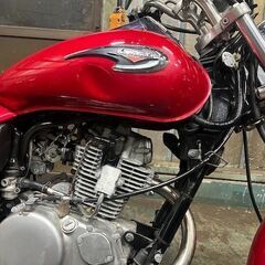 カワサキ　エリミネーター125 2008年式　BN125A　キャブ車　赤　エンジン始動・灯火類OK！　原付二種アメリカン☆の画像