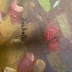 大きなサイズの美しいバラの絵画の画像